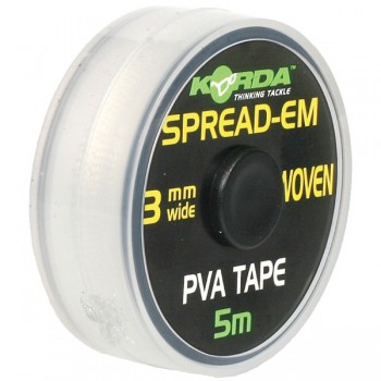 KORDA Spread Em Woven PVA Tape - 5mt - 3mm - KORKPT