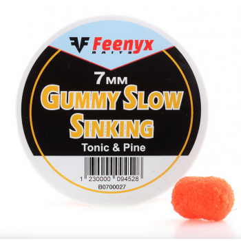 Feenyx Gummy Slow Sinking 7mm Disponibile in otto gusti FEEB07