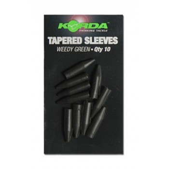 Korda Tapered Sleevs - Weedy Green - 10 pz - KORKTSSG