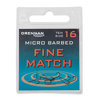Ami DRENNAN Micro Barbed Hooks Fine Match MILHSFMTM 