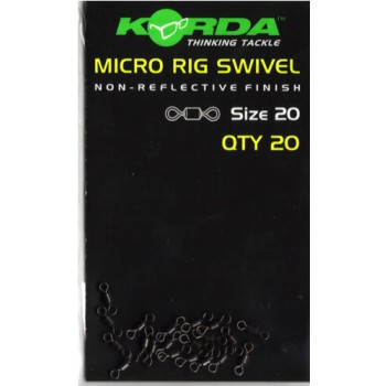 Girelle Korda Micro Rig Swivel -  20 pz - KORKMRS