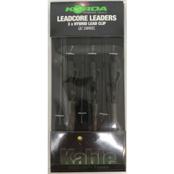 Korda Rig Leadcore Leader-Hybrid Lead Clip QC Weed KORLLHQW